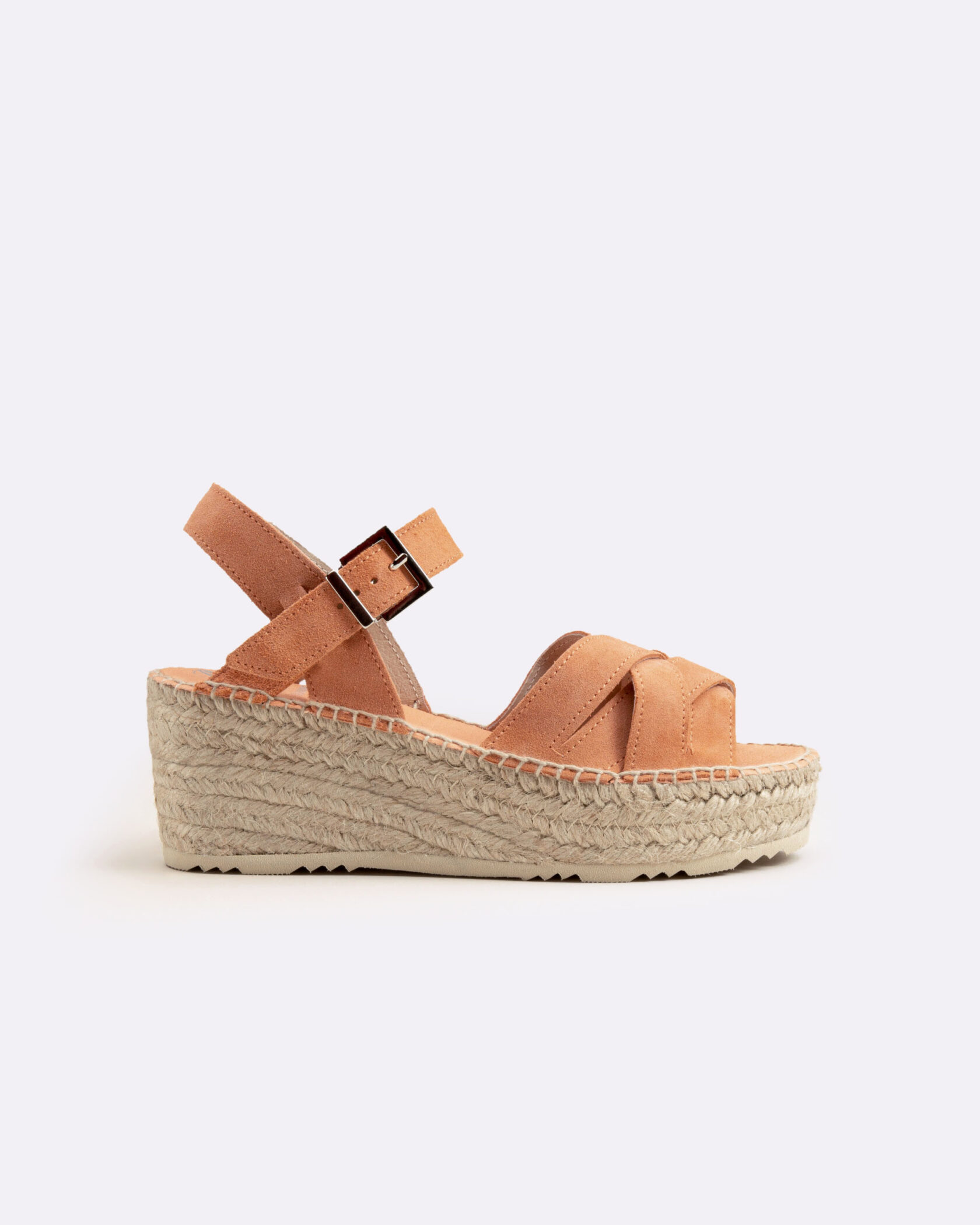 Sandalias alpargata mujer naranja