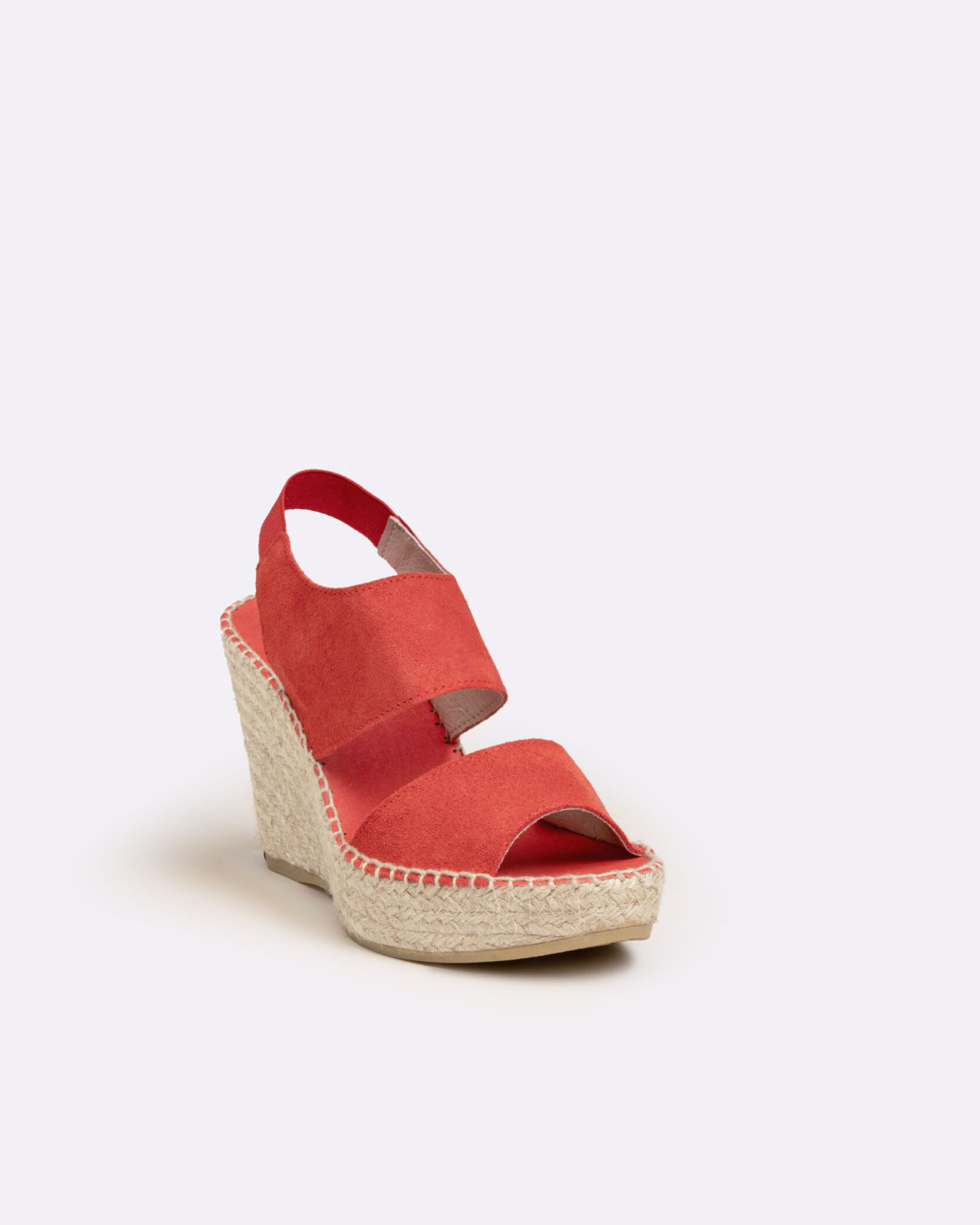 Red espadrille woman