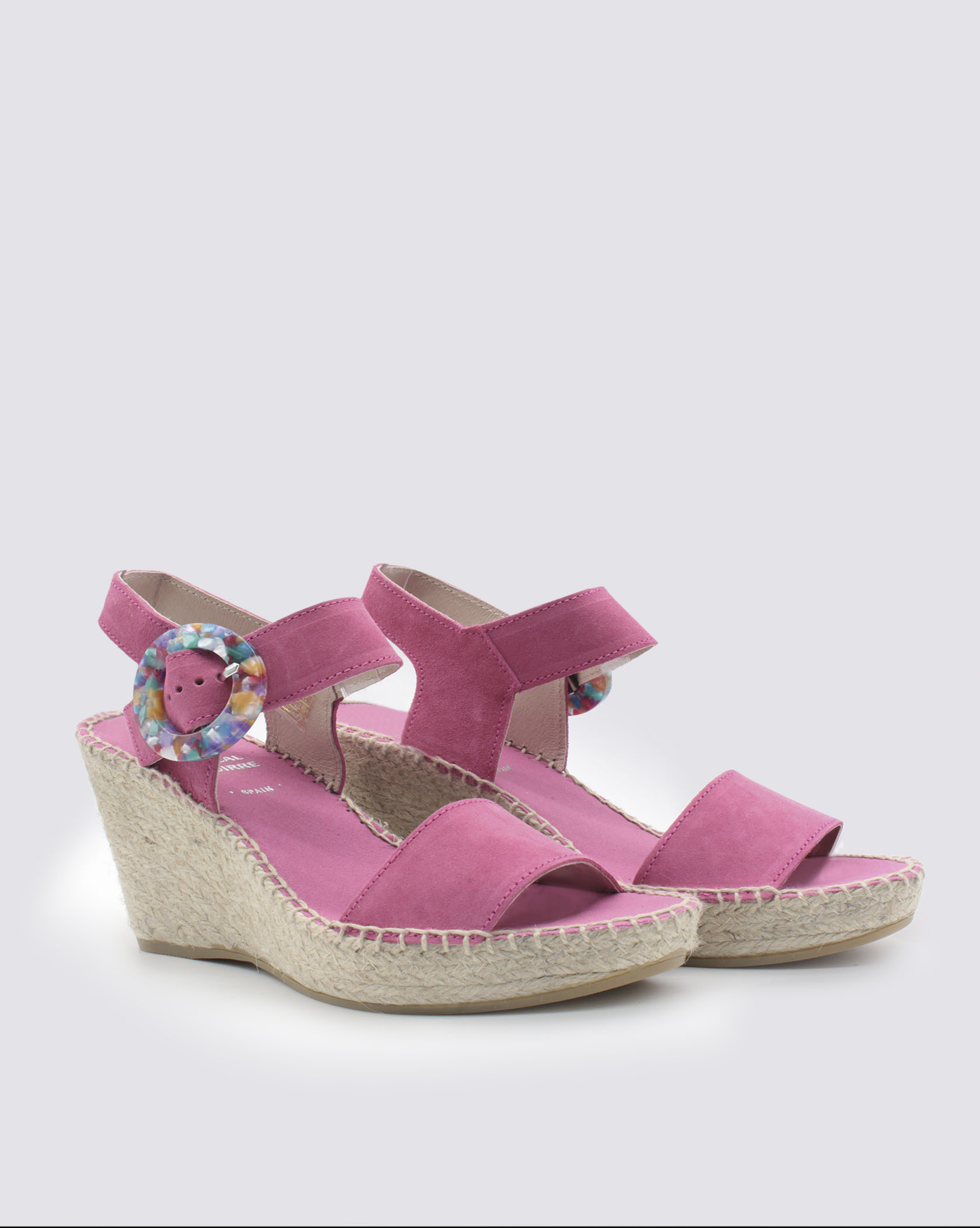 alpargatas rosas con cuña | Juncal Aguirre