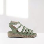 green sandals
