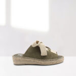women's flat espadrilles khaki
