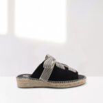 black flat espadrilles